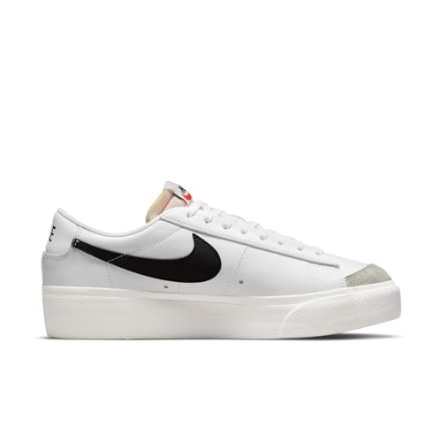 Nike Blazer Low Platform Dj0292 101 Black Orange - Size 7.5