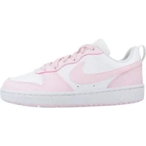 Nike Boys’ Training Shoe – White/Pink – Size 9