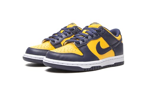 Nike Dunk Low Gs Trainers Fb8038 Sneakers Shoes Nike Youth Dunk Cw1590 Michigan - Size 7.5