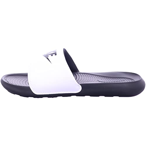 Nike Men's Victori 1 Slide Nike Trail Running Black White - Size 7.5