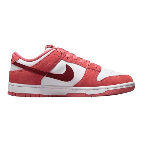 Nike Dunk Low Women's Shoes - White/red/adobe - Fq7056 100 - Size 9