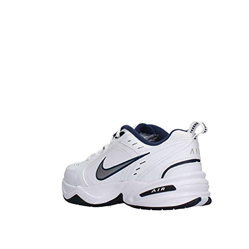 Nike Air Monarch Iv Cross Trainer Monarch Training Shoes Metallic Silver Mid - Size 7.5