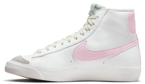 Nike Blazer Mid 77 Unisex Child Summit White Pink - Size 7.5