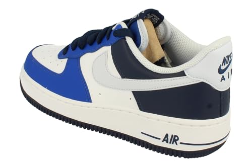 Nike Air Force 1 '07 Lv8 Men's Trainers Fq8825 Sneakers Shoes In White/football Grey/game Royal - Size 9