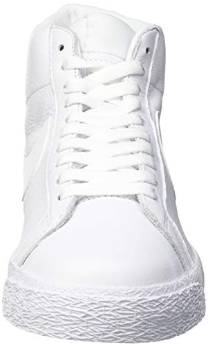 Nike Sb Zoom Blazer Mid Unisex Fitness Shoes In White - Size 7.5