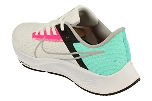Nike Air Zoom Pegasus 38 Men's Running Shoes - White Wolf Grey Hyper Pink 102 - Size 10.5