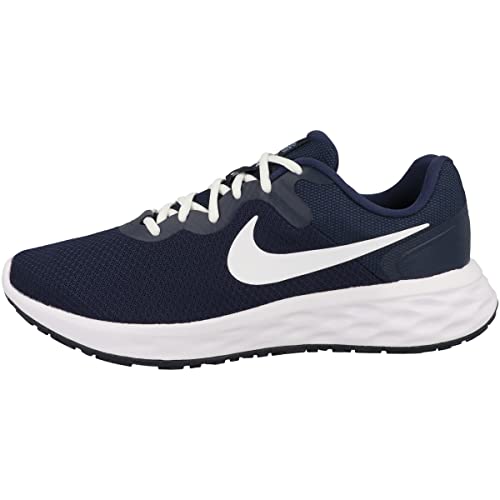 Nike Revolution 6 Next Nature Men's Sneaker In Midnight White/obsidian - Size 9