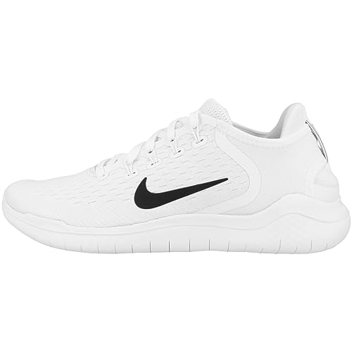 Nike Men's Lace-up Running Shoes - White/black - Size 9