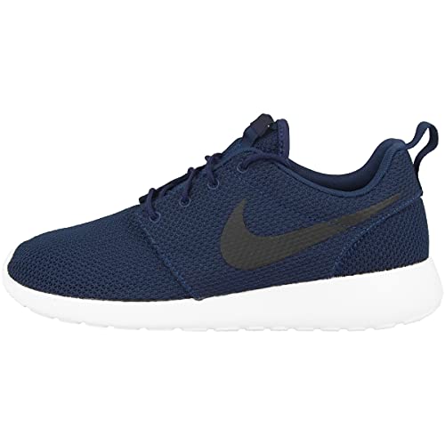 Nike Men's Rosherun Running Shoe - Midnight Black/white - Size 9