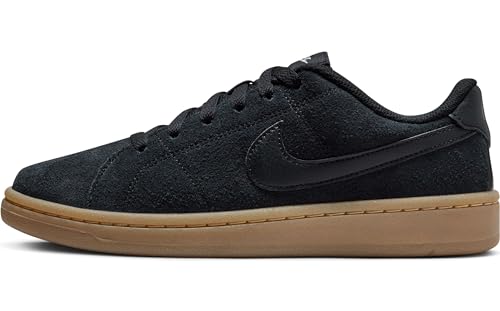 Nike Court Royale 2 Suede Trainers Sneakers (uk 6 Us 8.5 Eu 40, Black White 001)