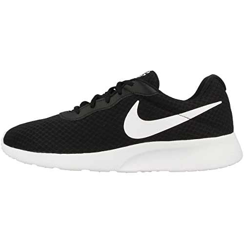 Nike Tanjun Men's Low-top Sneaker In Black, White, Barely Volt, And Black - Size 8.5