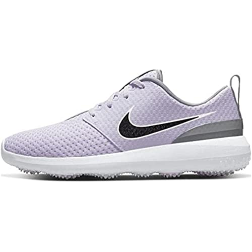 Nike Women's Walking Shoe Violet Black White - Size 7.5