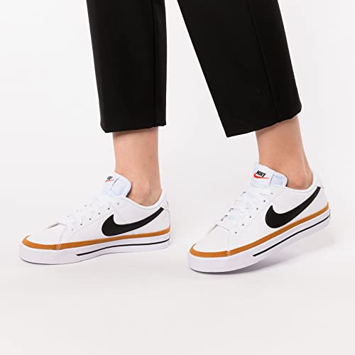 Nike Women's Sports Low Top Shoes - Black Desert Ochre Team Orange Volt - Size 9