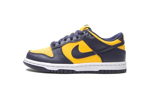 Nike Dunk Low Gs Trainers Fb8038 Sneakers Shoes Nike Youth Dunk Cw1590 Michigan - Size 7.5