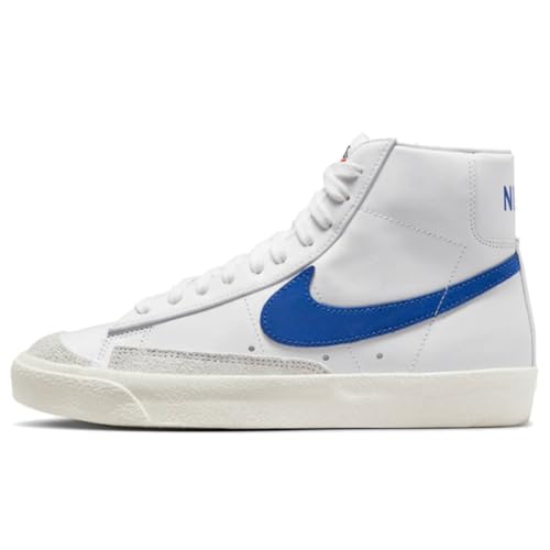 Nike Blazer Mid '77 Women's Shoes - White/game Royal-sail-black - Size 7