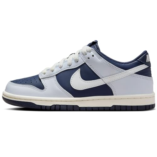 Nike Dunk Low Big Kids' Shoes - Midnight Summit - Fb9109 002 - Size 9