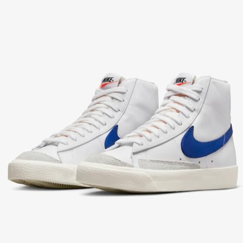 Nike Blazer Mid '77 Women's Shoes - White/game Royal-sail-black - Size 7