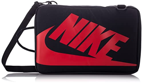 Nike Shoe Box Bag (12l) - Black/black/university Red - 732 Cu In