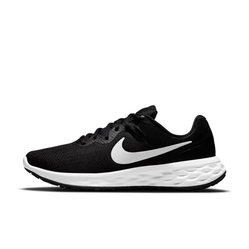 Nike Revolution 6 Men's Road Running Shoes - Black/white - Size 10