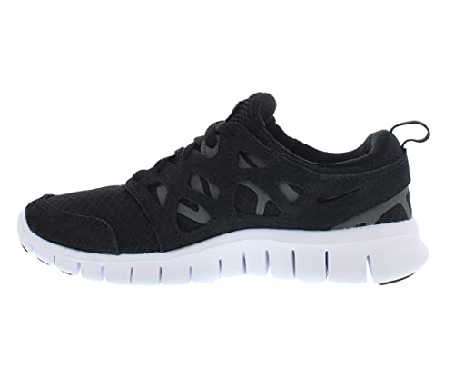 Nike Boy's Free Run 2 (big Kid) - Black/white - Size 9