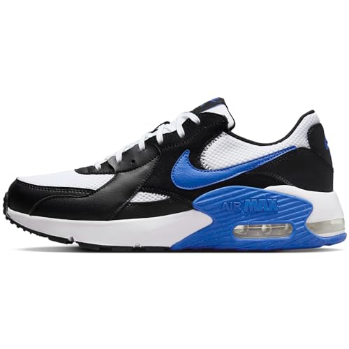 Nike Air Max Excee Men's Running Shoes Fq8738-010 Black/royal Blue/white - Size 10