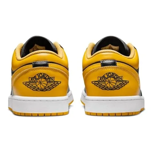Air Jordan 1 Low Men’s Shoes Black/yellow Ochre-white (553558 072) Jordan Shoes 553558 072 Black Yellow