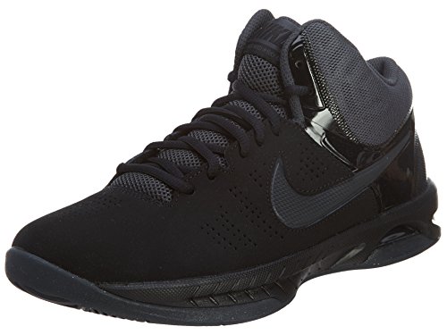 Nike Men's Nubuck Basketball Sneakers In Black Anthracite - Size 7.5