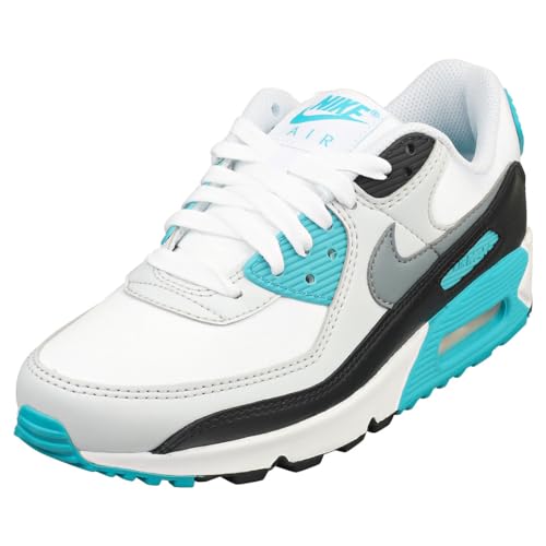 Nike Women's Air Max 90 Gymnastics Sneaker Nebula - White/wolf Grey-photon Dust (fb8570 100) - Size 7.5