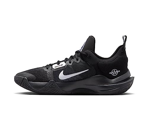 Nike Immortality Basketball Shoes For Men In Black Wolf Grey/white - Size 9