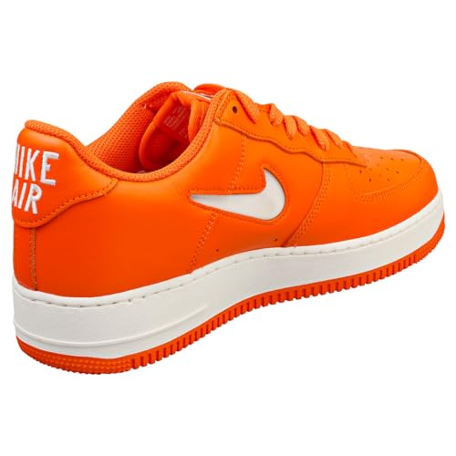 Nike Air Force 1 Low Retro Shoes In Safety Orange Summit - Size 7.5