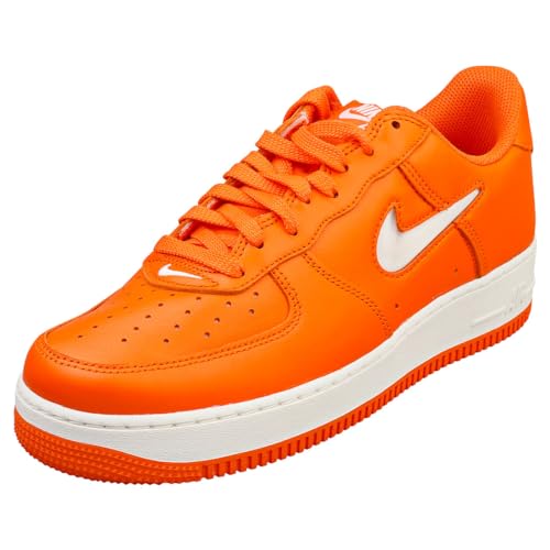 Nike Air Force 1 Low Retro Shoes In Safety Orange Summit - Size 7.5