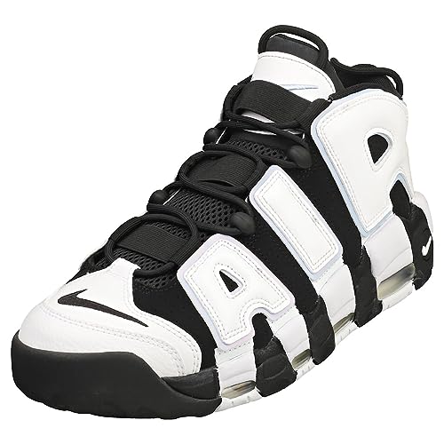 Nike Air More Uptempo '96 Sneakers For Men In Black, White, And Multicolor - Size 9