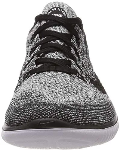 Nike Free Run Flyknit 2018 Men's Running Shoes - Black - Size 10