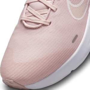 Nike Women’s Downshifter 12 Sneaker – Barely White/Pink – DD9294 600 – Size 7.5